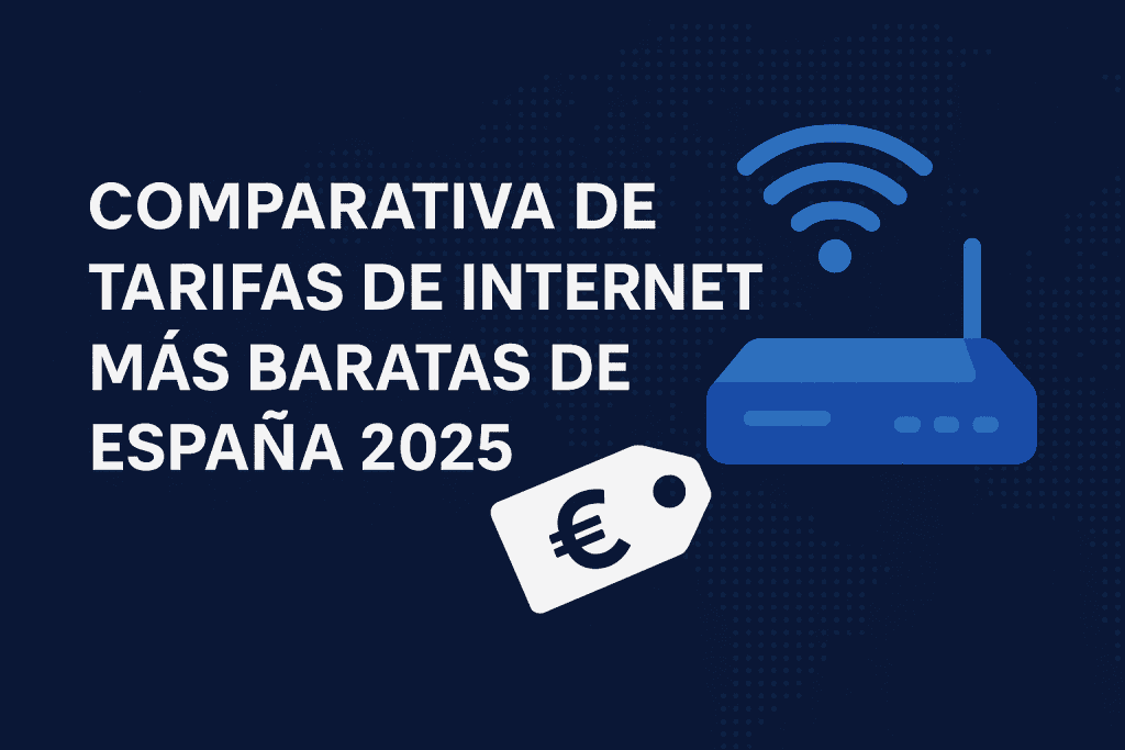 Comparativa de tarifas de internet más baratas en España 2025