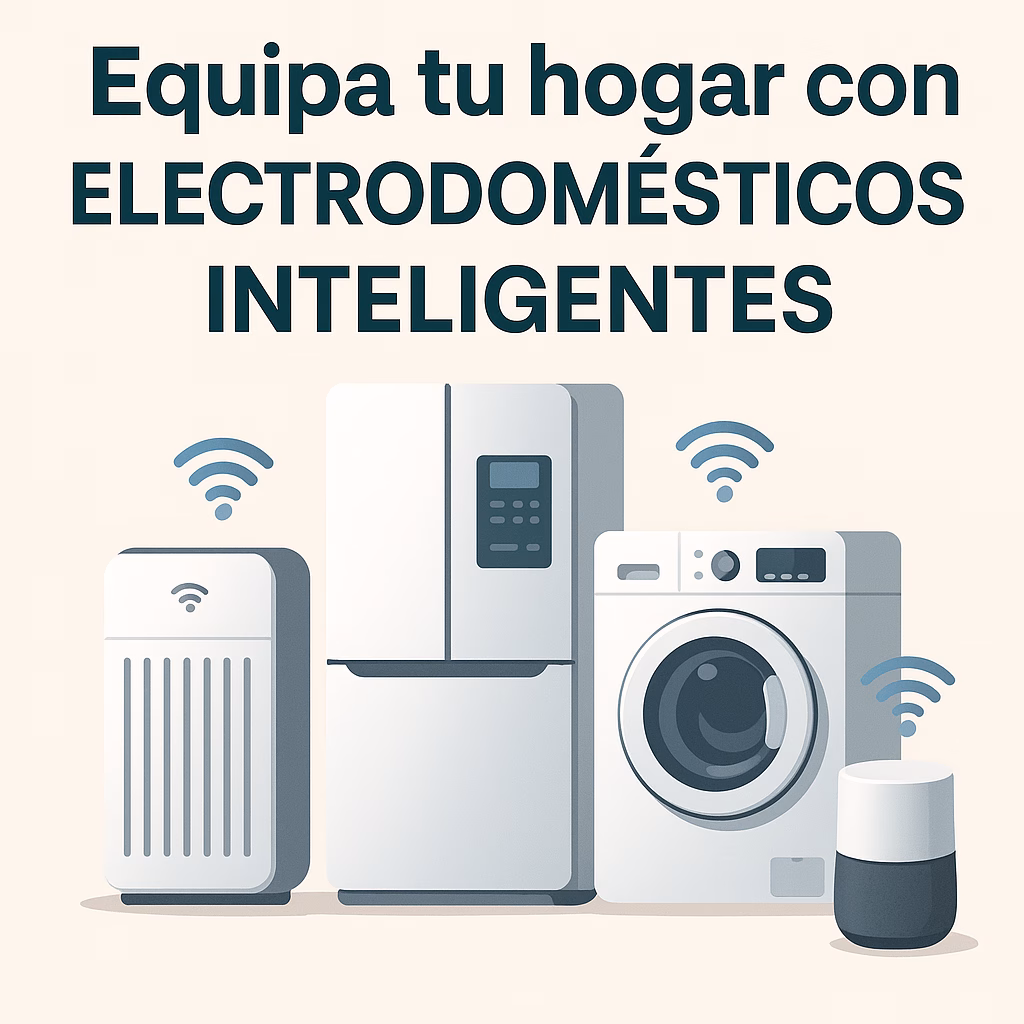 Moderniza tu hogar con electrodomésticos inteligentes eficientes
